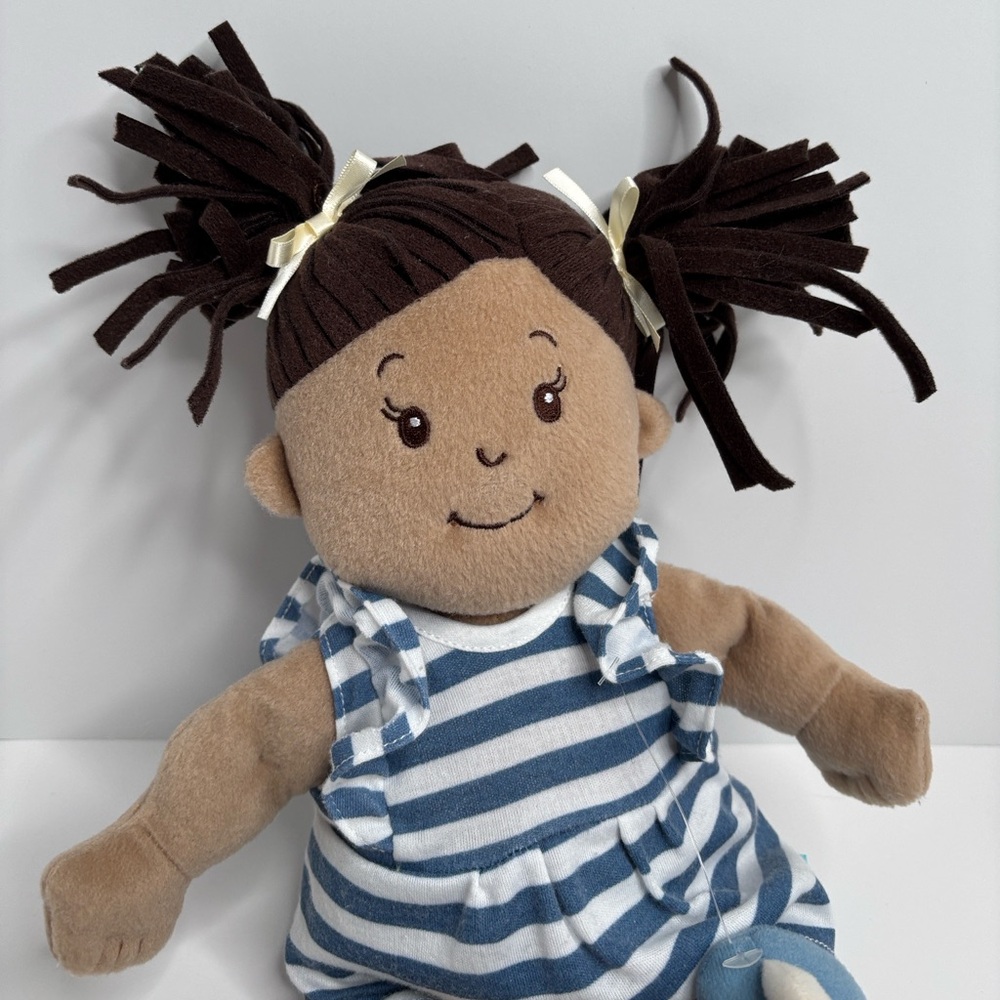 👶💖 Manhattan Toy Baby Stella 15” First Baby Doll – Soft Beige Doll Brown Hair 💖👶 - Picture 4 of 10